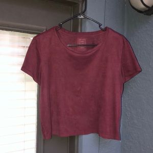 Velvet Crop Tee